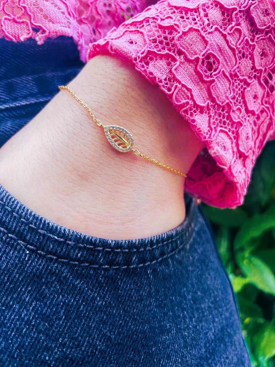 BRACCIALE FOGLIA D&