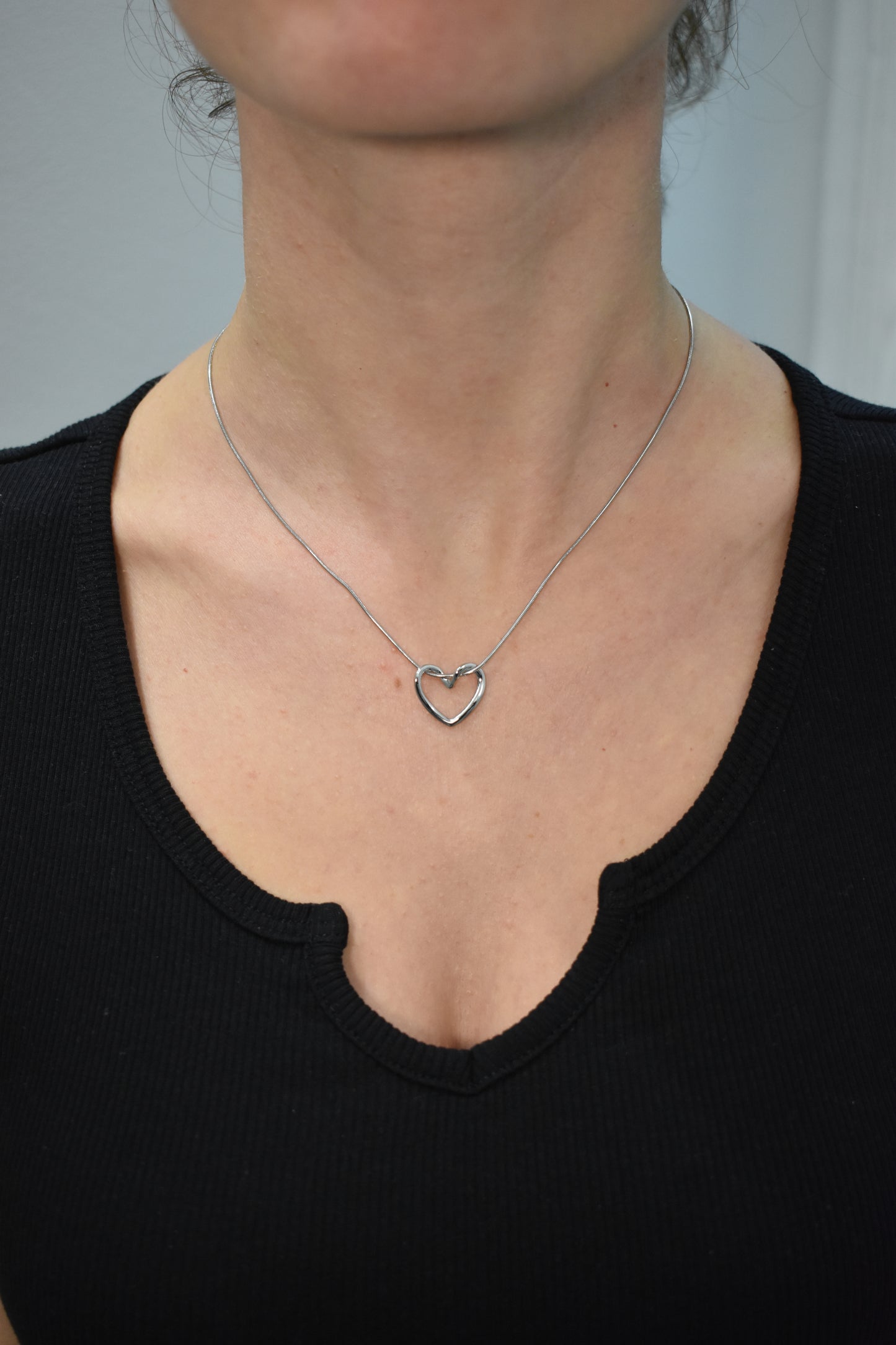 COLLANA CUORE ARGENTO